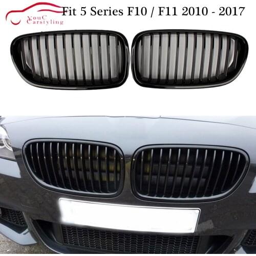 F10 M5 Front Bumper Grill 1-slat Grille Kidney Grille Mesh for BMW 5 Series F10 F11 M5 2010 - 2016 520i 528i 530i 535i