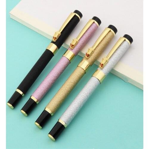 New High Quality 5 Colour Dragon Business Office Fountain Pen Student School Stationery Supplies Ink Pens