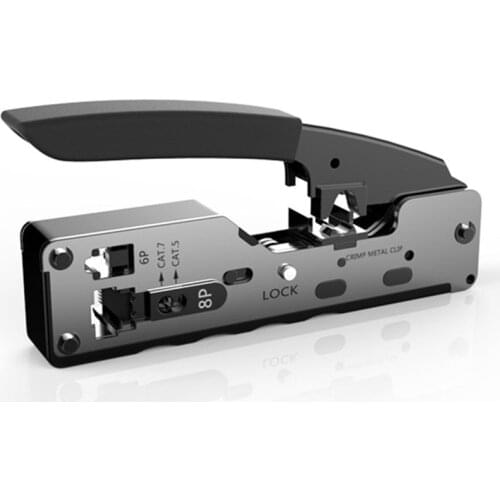 RJ45 Cat7 Network Cable Pliers 6P 8P Crystal Head Dovetail Clip Crimper For Cat5e Cat6 Cat 7 Networking Crimping Tools RJ 45