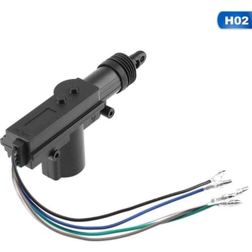 Fit 1pc Car DC 12V 2 Wire Power Door Lock Actuator Universal Auto Locking System Car Alarm System Central Locking Tools