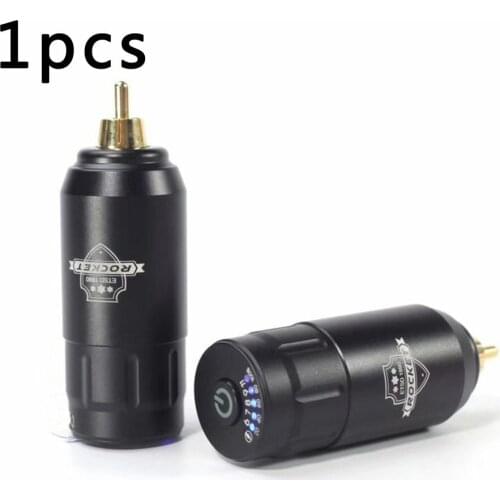 Portable RCA Tattoo Wireless Power Supply Mini Tattoo Battery Connector For Rotary Tattoo Pen Machine PMU Tool