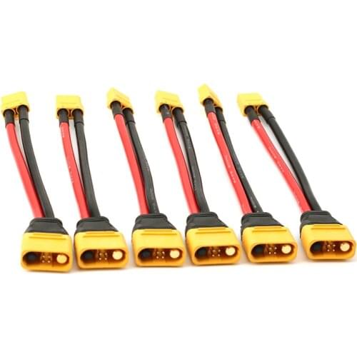 AMASS XT90 Female turn AS150U anti-fire wire for drone battery charger