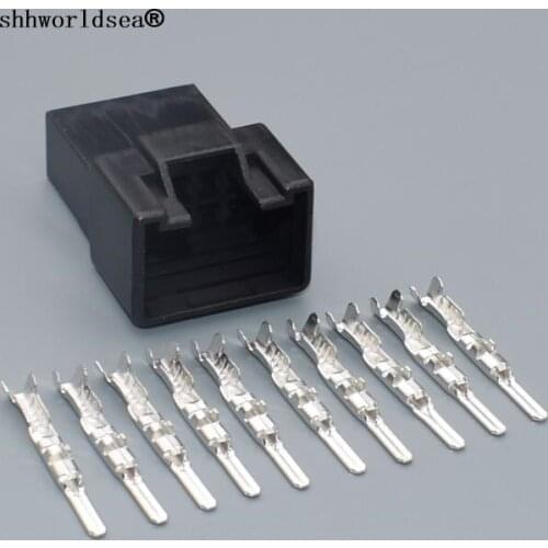 Shhworldsea 2/5/30/100sets 2.3mm 10pin auto cable wire harness connectors 6090-1056