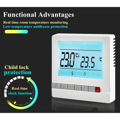 Floor Heating Thermostats Remote Controller Temperature Smart Controller Wifi Tuya App Weekly Programmable Room Thermostat