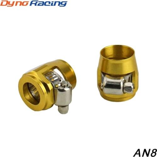 1lot=2pcs Hose Clamp AN8 3/8'' Fuel Oil Water Tube Hose Fittings Finisher Clamps Hex Finishers ID:17.75mm YC100820