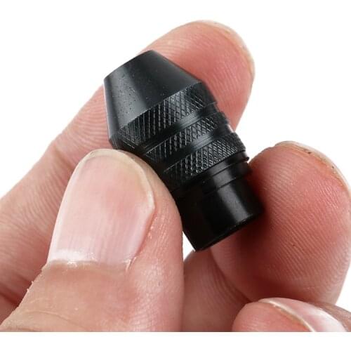1pc 0.5-3.2mm Swaps Chuck Faster Bits Keyless for Dremel Grinder Rotary Tool flexible Shaft Nut Universal three-jaw Drill chunk