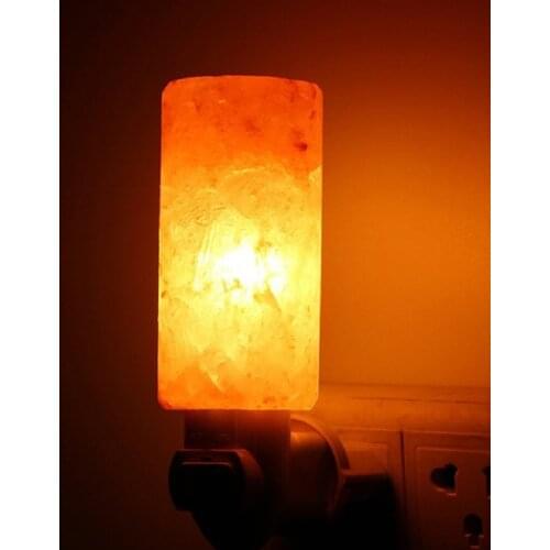 3W Salt Rock Lamp Decorative Night Light AC 110V-220V EU/US/AU/UK Plug In Night Lamp For Baby Room Bedroom Corridor Lamp