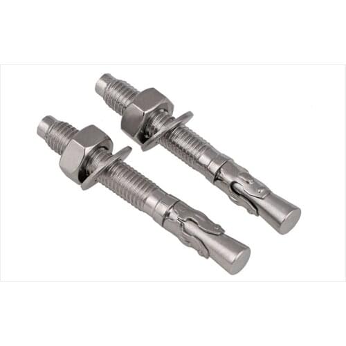 304 stainless steel Expansion screw wedge anchor through bolt M6 M8 M10 M12 M16 expansion screw expansion screw expansion bolt