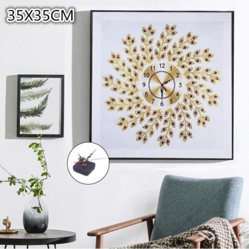 New Shaped Diamond Size Diamond Scenery Watch Diamond Diamond Clock Drill Diamond DIY Diamond Embroidery Wholesale