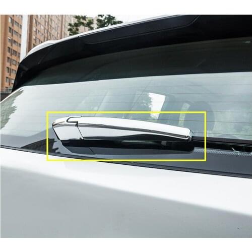 For BMW X5 2019 2020 2021 Car Accessories Exterior Sticker ABS Chrome 2pcs Rear Windshielf Wiper Panel Cover Trim