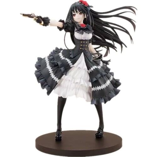 23cm DATE A LIVE 30th Anniversary Ver Tokisaki Kurumi nightmate Action figure toys doll Christmas gift
