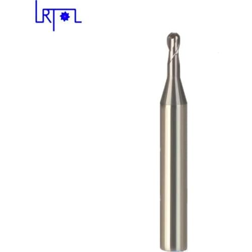 HRC60 6D*50L deep grooving long neck ball nose end mill Solid Tungsten Carbide milling cutter for CNC machine cutter