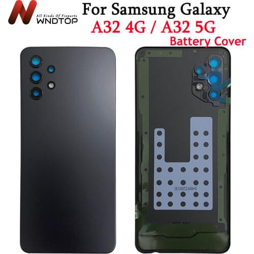 New Cover For Samsung Galaxy A32 5G Back Battery Door Rear Housing Cover Case For Samsung A326 Battery Cover With Camera Frame