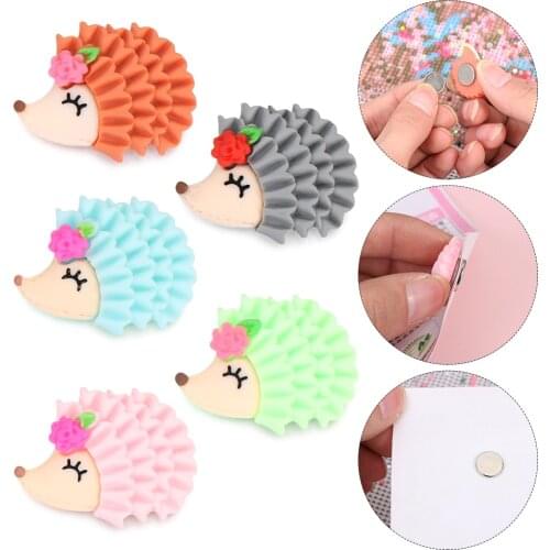 New Macarons Diamond Painting Magnet Cover Minder Diamond Painting Tool Parchment Paper Cover Holder Cross Stitch Fridge Magnet