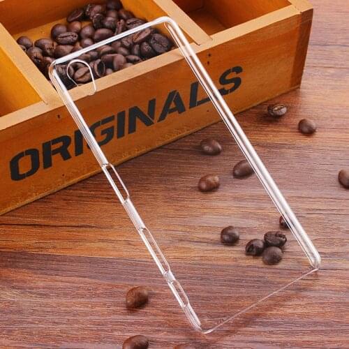 New Ultra Thin Transparent Dirt-Resistant Plastic Crystal Clear Hard Back Cover Case For Sony Xperia X / X Dual F5122 5.0