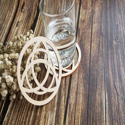 Personalised Wooden Coaster; Drink Order Coaster; Celtic Knot Coaster; Round Wooden Coaster