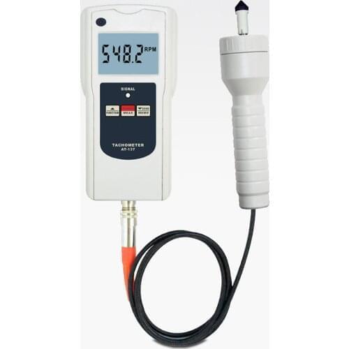 Digital Portable AT-137PC High Resolution Multifunction Intelligent Tachometer Easy to Use