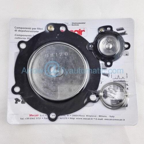 DB120 Mecair Diaphragm Repair Kit for 2.5" Pulse jet valve VNP220 VEM220 VNP420 VNM620