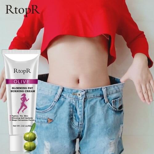 RtopR Olive Slimming Cream For Weight Loss and Shaping To Create Beautiful Curves and Firm Cellulite Body Fat Burning Skin Care