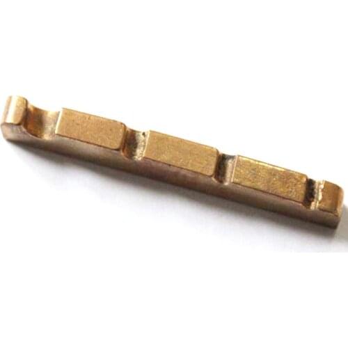 1 Piece Solid Brass Metal Electric Bass Nut for P & jazz Electric Bass Guitar - Size 43*3.5 mm
