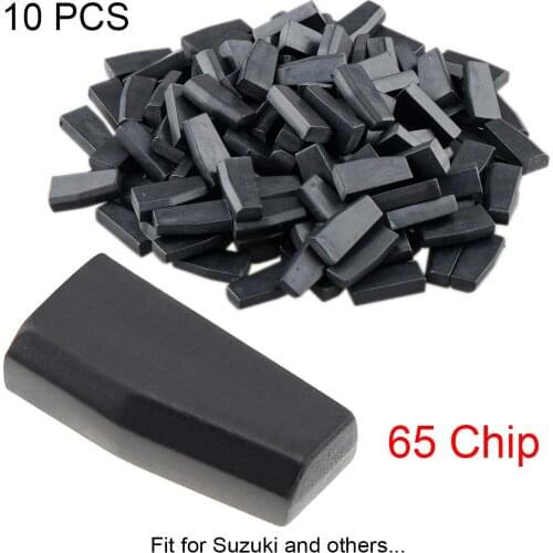 10pcs Blank 4D65 Carbon Chip Car Key Transponder Chip Keyless Entry Transmitter Automobile Car Key Chip IC for Suzuki Cars