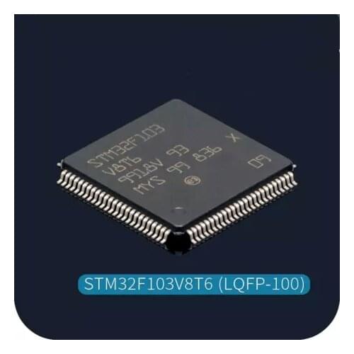 10PCS New STM32F103V8T6 QFP-100 32-bit microcontroller chip