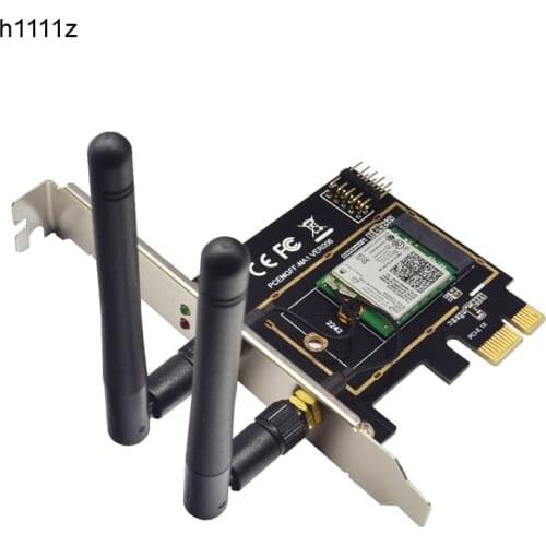 M.2 NGFF Key A A+E to Mini PCI-E Adapter Wireless WiFi Bluetooth Network Card Converter PCI-Express 1X M2 NGFF Support 2230 2242