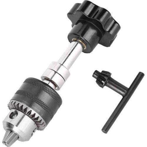 0.5mm-6.5mm Clamping Range Aluminum Alloy Large Chuck Hand Twisted Drill Woodworking Accessories