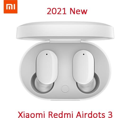 Original Xiaomi Redmi AirDots 3 Mi True Wireless Bluetooth 5.2 Earphone Stereo Sport Touch Control Apt-X Adaptive TWS Headset