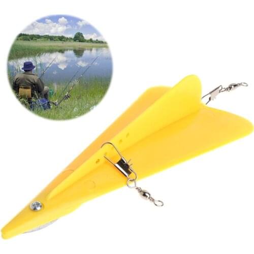 Diving Board Fishing Trolling Adjustable Deep Artificial Bait Diver Plate Swivel U2JB