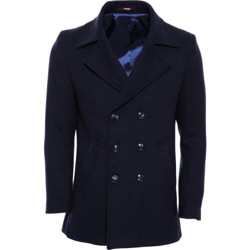 Double Breasted Navy Cachet Coat
