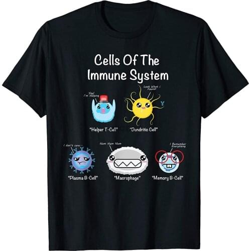 Immune System Cells Biology Cell Science Humor Immunologist T-Shirt
