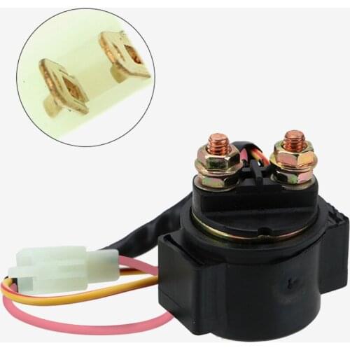 LEEPEE CG125,GY6-125 1Pcs For GY6 50cc 125cc 150cc For Scooter ATV Karts 12V Solenoid Motorcycle Starter Relay 20W