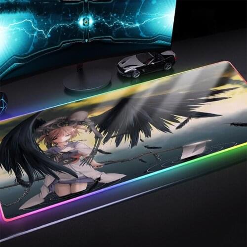 Mouse Pad Gamer Accessories Large Mouse Pad RGB Carpet Pad XXL Backlight Pad for Computer Desk Mouse Pad with Backlight 40X90CM