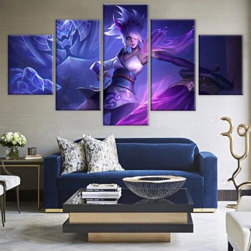 Riven New Spirit Blossom Skins Wall Picture for Living Room and Play Room League of Legends Video Game Poster Canvas Painting