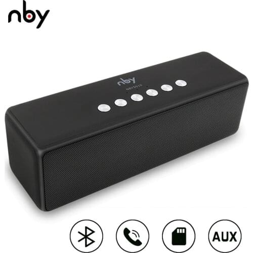 NBY 5510 Portable Bluetooth Speaker Wireless Outdoor Speakers Computer Woofer Loudspeaker 3D Stereo Sound System MP3 Boombox TWS