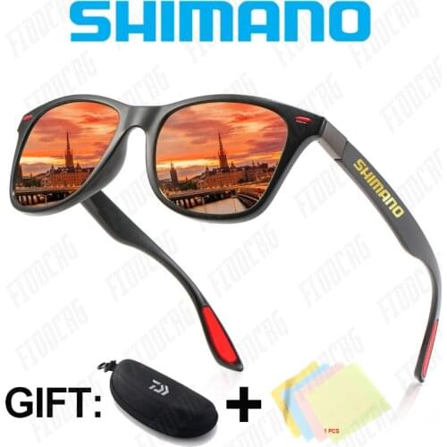 2021 New Shimano Fishing Polarized Glasses Men Women Fishing Glasses Sun Goggles Camping Hiking Driving Eyewear Sport Sunglasses