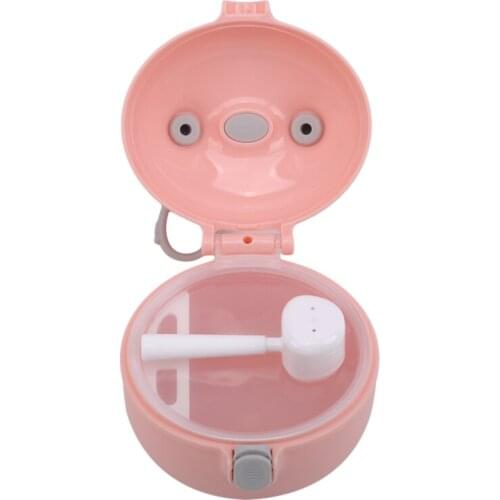 Portable Cute Milk Storage Box Feeding Milk Powder Cartoon Small Size Easy Carry Bottle Container Candy Color Milk Dispenser