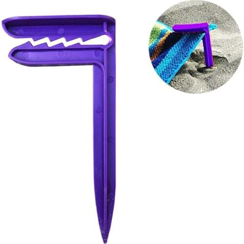 1pc Beach Towel Pegs Fastener Clips To Towel Quilt Clips Plastic Racks Clothespins Tent Camping Mat Clip For Outdoor Or Home