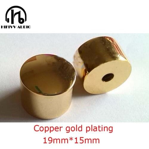 Super beautiful high quality Copper Gold-plated Power switch key cap switch knob 19mm * 15mm