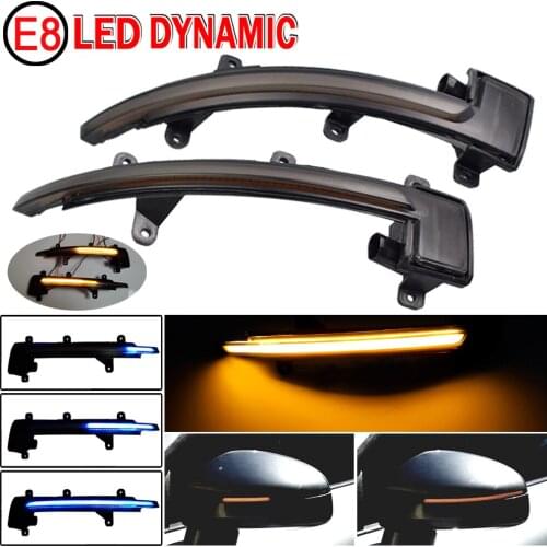 LED Dynamic Turn Signal Light For Audi TT TTS MK2 8J 2007-2014 TTRS R8 Flowing Water Blinker Flashing Light Trim 5