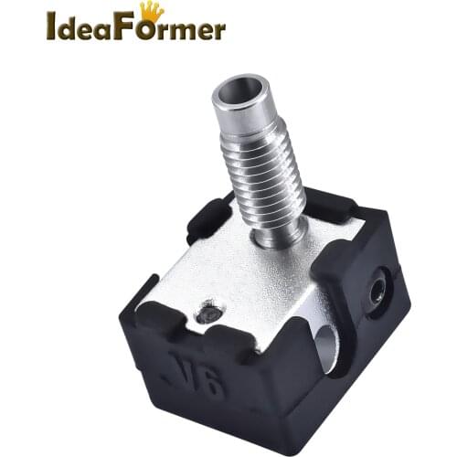 V6 printhead kit V6 Throat Heat Break inside with PTFE+V6 heating block+V6 0.4/1.75mm brass nozzle+V6 black silicone sock sleeve