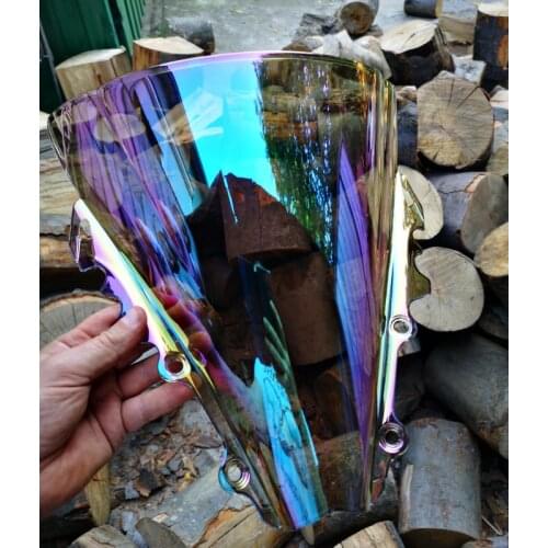 Windscreen For 2006 2007 Yamaha YZF-R6 YZF R6 600 06 07 Wind Screen Deflectors Windshield Blue Black Smoke Iridium