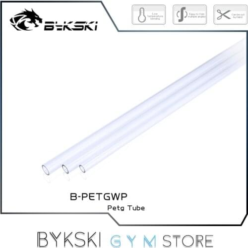 Bykski PETG Hard Tube Transparent Rigid Tubing For 12mm 14mm 16mm ,50CM PETG Water Pipe, Water Cooling Half meter tube ,B-PETGWP