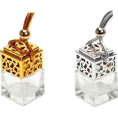 150Pcs/lot 8ml Car Perfume Pendant Essential oil Aromatherapy Air freshener Scent Diffuser Fragrance Dispenser Empty Glass Vial