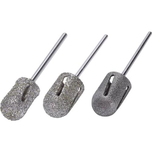 Diamond Drill Bit Rotary Burr Foot Cuticle Clean Manicure Pedicure Tools Drill Accessories Nail Mills