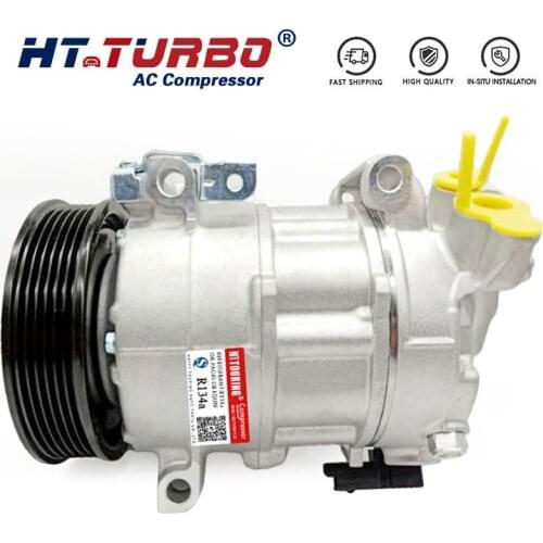 6SEL16 Auto Car AC Compressor For Peugeot 308 508 Partner Tepee RCZ DCP21012 648738 9659875480 447150-1730 9676862380 9676443980