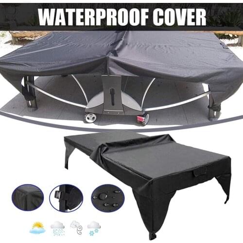 Ping Pong Table Cover Fits Most Flat Tables Waterproof Sun Resistant Table Tennis Full Cover with Fixation Buckle TN88