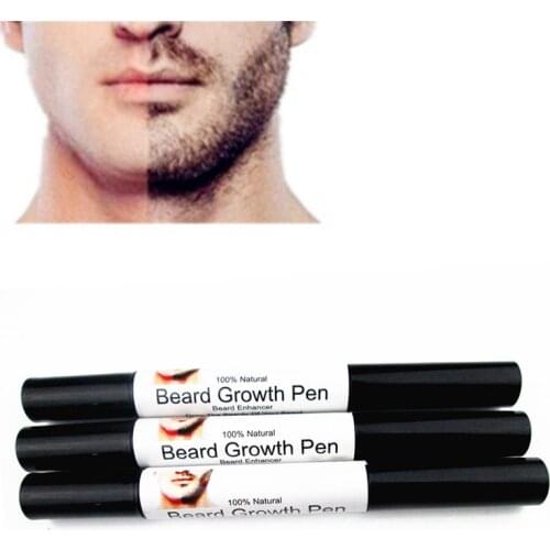 Men Facial Hair Care Beard Growth Pen Stimulator Essence Enhancer Anti Hair Loss Mustache Repair Shape Shaping Regrowth Pen