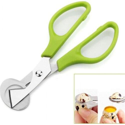 Ei Quail Pigeon Egg Scissors Cutter Kitchen Tool Clipper Stainless Steel Bird Whisk Gen Eggshell Opener Apparatus